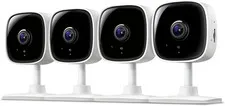 4-Pack 1080P Indoor Security Camera C100 Baby Pet Dog Monitor Night Vision Audio