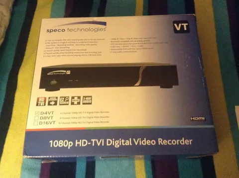 Speco SPC-ZIPT4D1 4 Channel TVI DVR Dome Cameras