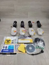 4 Total Q-See QM6006B Bullet Security Cameras – 600TVL, 120ft IR, BNC/12V NEW
