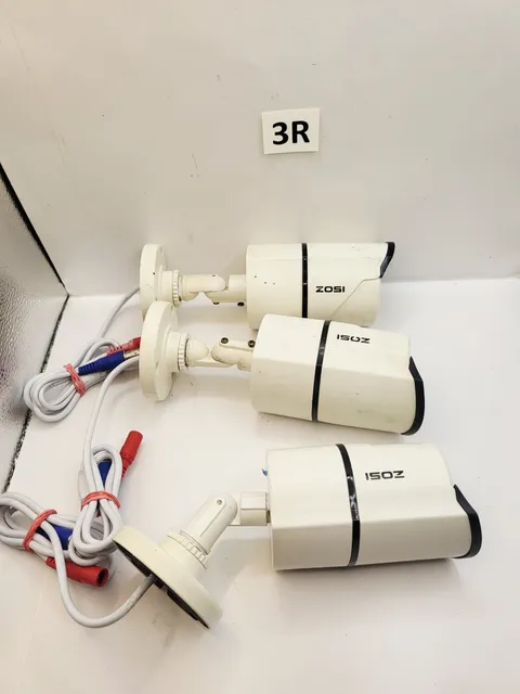 Zosi 1080P Digital Bullet Camera White lot of 3