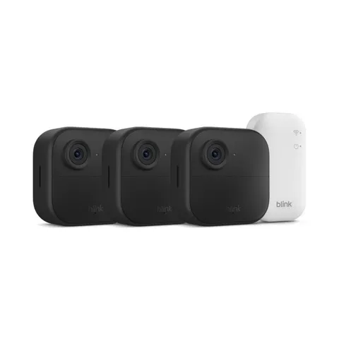 Blink Outdoor 4 3-Camera Wireless Wi-Fi 1080p Battery Outdoor Kit w/ Sync