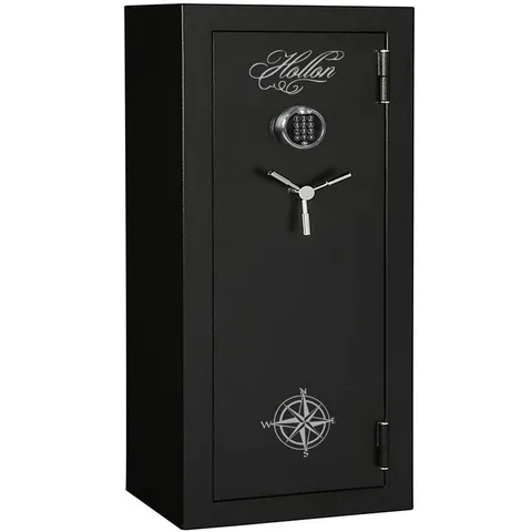 Hollon HGS-16E Gun Safe, 16 Guns, 45 Min Fire, 390 lbs, Electronic Lock