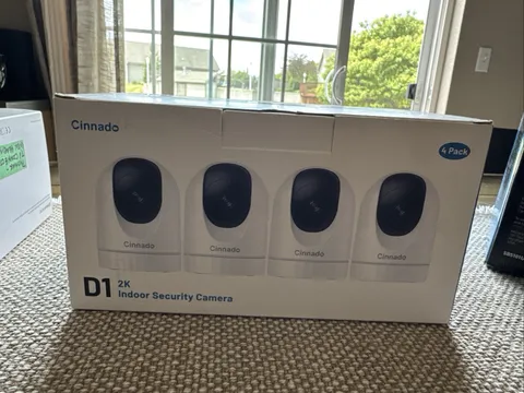 Cinnado D1 2K Indoor Security Camera 4 Pack Smart WiFi Home Surveillance