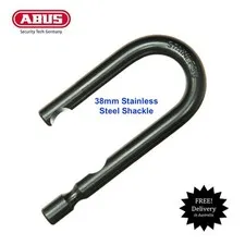 Replacement 38mm Stainless Steel Shackle Abus 8345 Series Padlocks -Free Postage