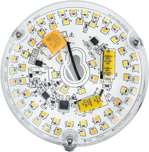 HAOLEDI 4" 20W LED Ceiling Fan Light Retrofit Kit, 3CCT