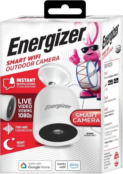 Smart Outdoor 1080P Security Camera with 2-Way Audio, Night Vision, Instant Aler