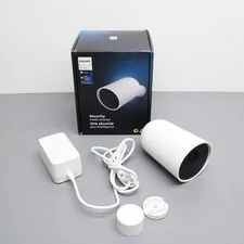 Philips Hue Secure Indoor/Outdoor Wireless Surveillance Camera - White