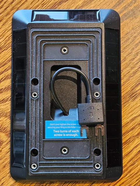 Ring Solar Charger for Battery Doorbells - Video Doorbell 3, 3 Plus, 4, #5F83E9