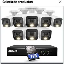 ANNKE 3K 8CH DVR 5MP Outdoor CCTV Security Camera System Human Detection H.265+
