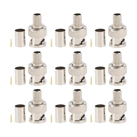 One Crimp BNC 30PZ Connector for Female Coupler Connector7430