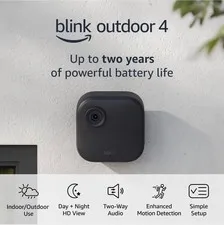 2023 Blink-Outdoor 4 (4th Gen) Add-On Wireless Security Cam - Black (B0B1N7LJD3)