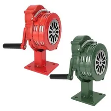 Hand Crank Siren Not Need Battery Loud 110dB Manual Siren for Safety Emergencies