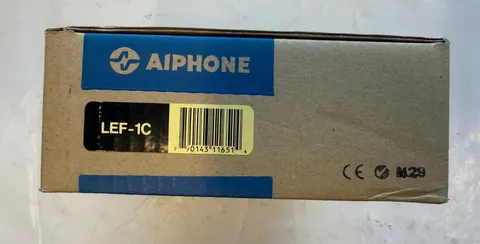 AIPHONE LEF-1C Semi-Flush Mount Open Voice Sub-Master Intercom with Door-Release