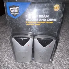Streetwise Safety Alarm & Chime Wireless Infrared Motion Sensor 18m With Charger