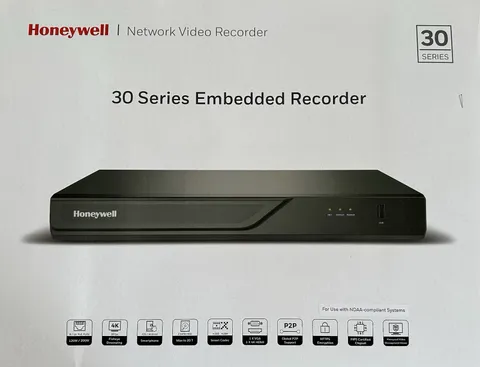 Honeywell HN30160216 30 Series 16-Channel 8MP NVR with 16TB HDD - Brand New