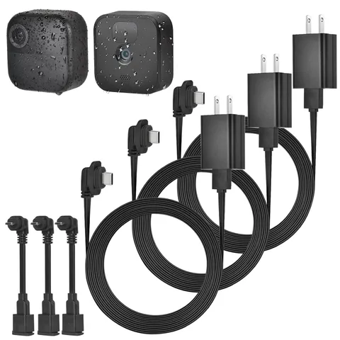 3Pack 25Ft/7.5M Power Adapter for Blink Outdoor 4 (4Th Gen)&(3Rd Gen)&Blink XT2/