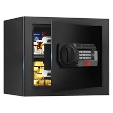 1.3 Cuft Safe Box Fireproof Waterproof, Digital Security Safes for Home Use F...