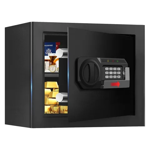 1.3 Cuft Safe Box Fireproof Waterproof, Digital Security Safes for Home Use F...