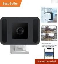 Official Window Mount for Cam OG, v3, v3 Pro, v4 - Glare-Free Security Solution