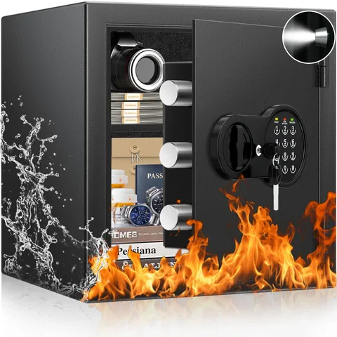 2.0 Cuft Fireproof Safe Box, 35-Min Fire Resistant Home Safe with Digital Keypad