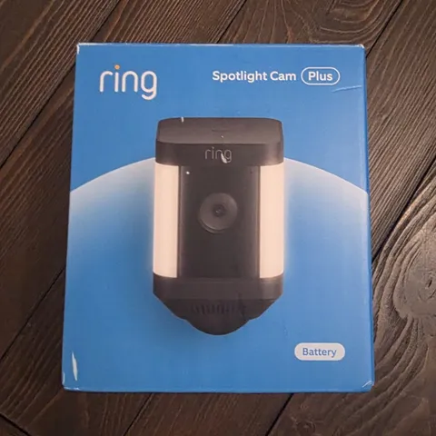 Ring Spotlight Cam Plus Battery Wireless Wi-Fi 1080p Outdoor Camera Black