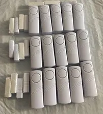 Security Door Window Alarm, Lot Of 15 Sensors And 15 Connectors