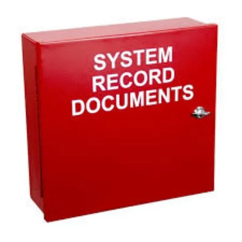 Safety Technology International, Inc. EM1212DOC, System Record Documents Enclosu