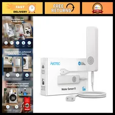 Z-Wave Plus Water Leak Detector Sensor, Temperature & Humidity Monitor, Smart Ho