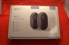 Arlo Pro 3 Wireless 2 Camera System 2K HDR 2 Way Audio Indoor/Outdoor - White