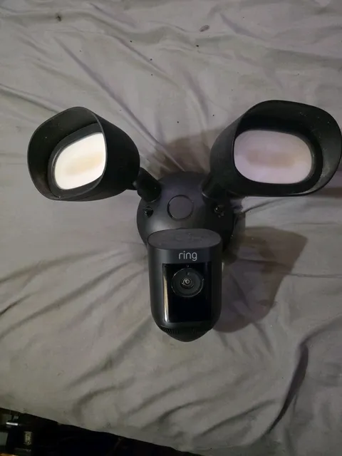 Ring Floodlight Cam Pro with 2K Video and Ring Vision - Black
