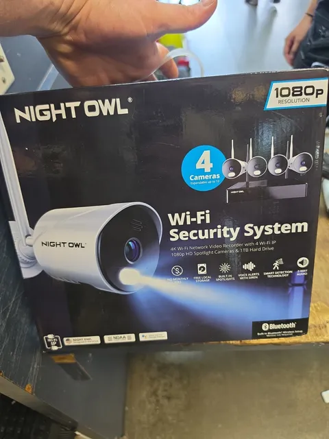 NEW SEALED Night Owl Wi-Fi Security System With 4 IP 1080p Surveillance Camera