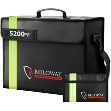 Fireproof Document Bag with Reflective Strip