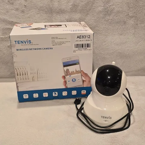 Tenvis AE8312 Wireless Network IP Camera White Pan Tilt Night Vision 720p HD