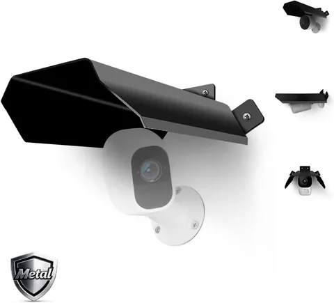 Universal Security Camera Sun Rain Cover Shield for Outdoor Surveillance Cameras
