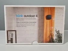 Blink Outdoor 4 (4th Gen) Battery Powered 5 Camera System Black Complete In Box