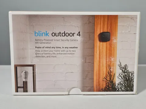 Blink Outdoor 4 (4th Gen) Battery Powered 5 Camera System Black Complete In Box
