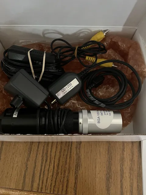 SMT Tools BGA-100 Wired RCA Inspection Camera Kit w/ AC Adapter Cables Manual