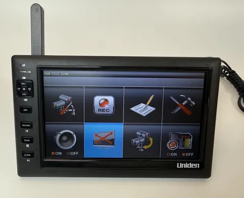 Uniden Guardian 7" Replacement Wireless Security Monitor Tested & Working