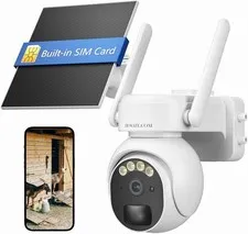 4G Camaras De Seguridad Sin WIFI Para Casa Exterior Inalambricas Con Panel Solar