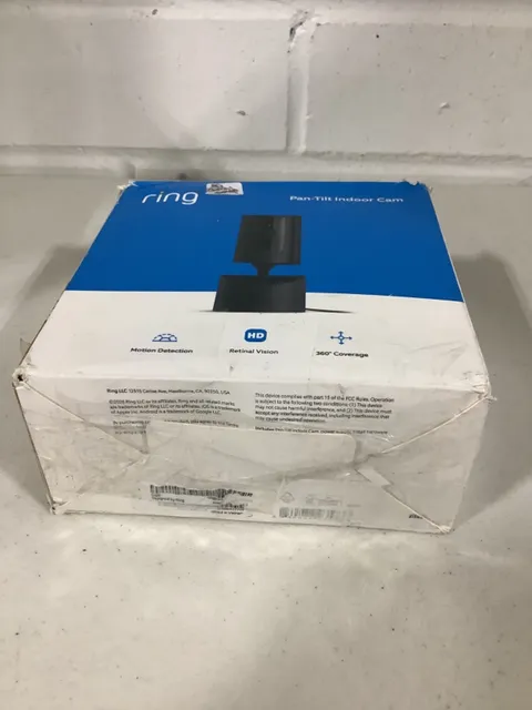 Ring - Pan-Tilt Indoor Security Cam with 360° Coverage, Live V...