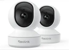 REOLINK Home Security Camera System E1 (2 Pack) Smart Human/Pet Detection 4MP HD