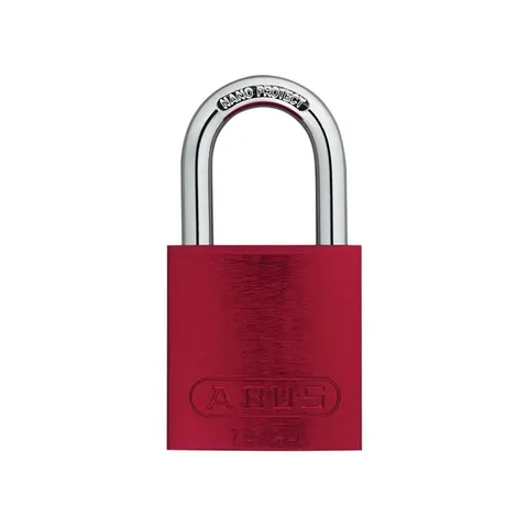 ABUS Mechanical 72/40mm Aluminium Padlock Red Keyed Alike TT02162 ABUKA45238