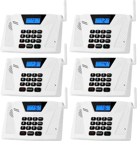 SANZUCO Intercoms Wireless for Home, Upgraded 5300ft Intercom 9 Channel 2 Cod...