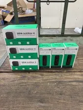 Blink Outdoor 4 Camera + Battery Doorbell 2K Bundle Sync Module Core New 