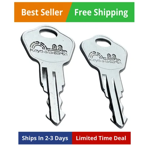 Pair of Replacement Keys for Sentry Safe Lock Boxes, Chests, Files, & Fire/Wa...