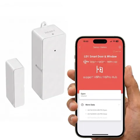 LD1 LoRa Smart Door Window Sensor, 2000ft Ultra-Long Range, 5-Year Battery Li...