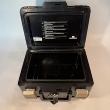 Honeywell 1102 Fire Waterproof Safe Box Chest Case Security Key Lock 0.15 Cu Ft