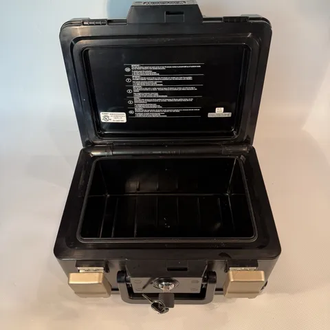 Honeywell 1102 Fire Waterproof Safe Box Chest Case Security Key Lock 0.15 Cu Ft