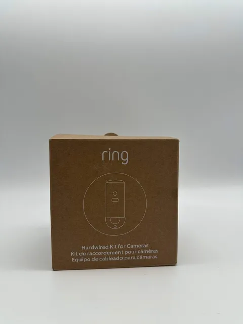 Ring Hardwire Kit Security Camera Black New In Box