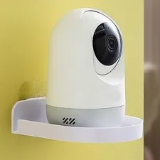 Adhesive Wall Mount Tray Bracket for Small Cameras and Home Organization